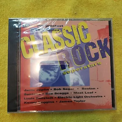New CD Classic Rock Superstars ~Janis Joplin Bob Seger Boston Santana ELO • $9.99