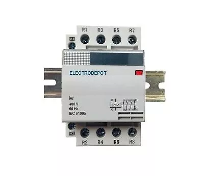 40 Amp 4 Pole NC Normally Closed Lighting Contactor IEC 120V Coil 934004 40A... • $131.22