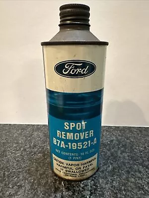 Vintage FoMoCo Spot Remover Can 1 Pint B7A - 19521 Ford 1966 • $44.66