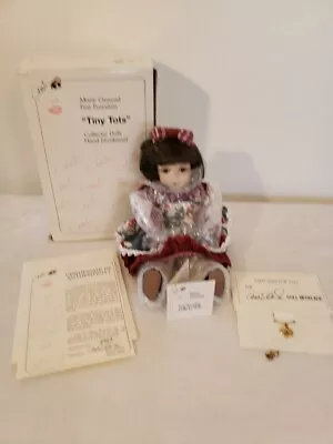 Marie Osmond I LOVE YOU BERRY MUCH Tiny Tot Doll W/box Necklace & COA • $16.50