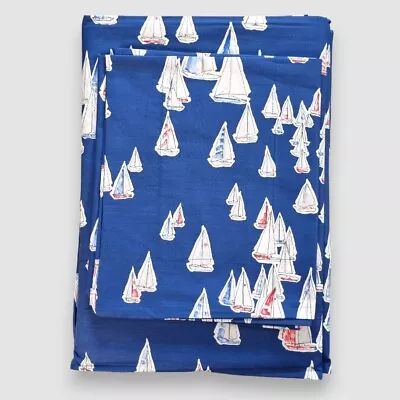 Complete MIRABELLO Sailing Blue Single Sheets-bedspread • $60.54