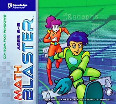 Math Blaster Ages 6-8 Edutainment For Adventurous Minds PC Software Sealed New • $15.99