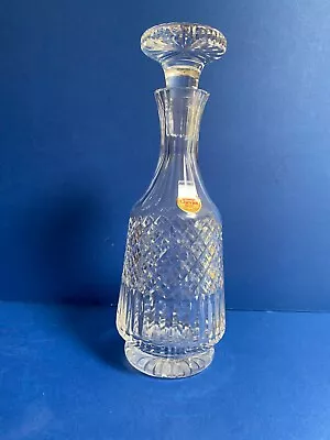 Vintage Cheviot British Handcut Lead Crystal Decanter • £22