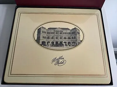 Raffles Hotel Singapore Vintage Place Mats Sealed X4 In Original Box • £15