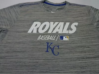 Kansas City Royals MLB Baseball  Nike  Dri-Fit T-Shirt  Size XL • $14.99