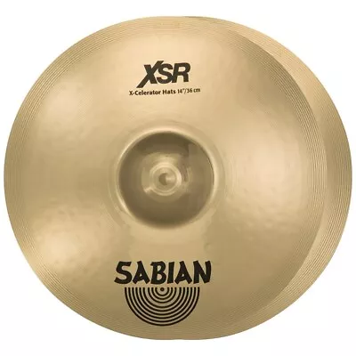 Sabian XSR1402LB XSR Series X-Celerator Hi-Hats Medium Top Heavy Bottom 14  • $289.99