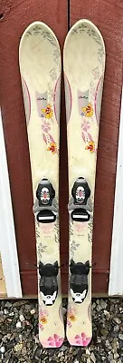 112 Cm Girl's Package: K2 Luv Bug Junior Skis Bindings + Girl's 1 Boots + Poles • $139.99