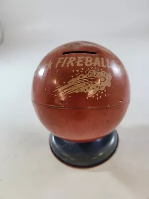 VINTAGE 1930's BUICK FIREBALL EIGHT Tin Coin Bank -  Best Buick Yet  • $74