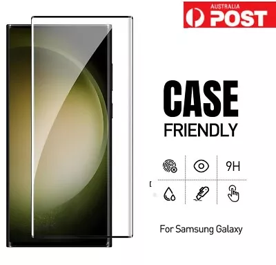 $7.99 • Buy For Samsung S23 S22 S21 S20 Note S10 Plus Ultra Tempered Glass Screen Protector