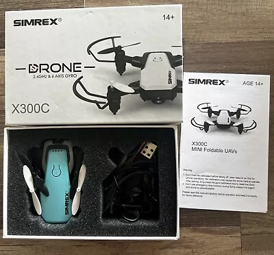 SIMREX X300C Mini Drone RC Quadcopter Foldable Altitude/ Y • $18.99