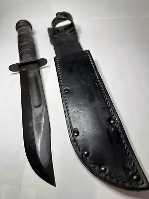 WW2 Kabar USMC Excellent Condition Blade Has Only Sheath Wear  • $61