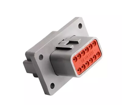 For Deutsch DT Series 2/3/4/6/8/12 Pin Way Pannel Flange Mount Connector Plug • £13.99