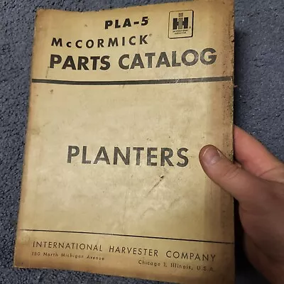 Original McCormick ~ Planters ~ Parts Catalog Manual PLA-5 • $25