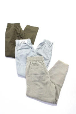 $34.99 • Buy Zara Womens The Weekend Jogger Lightweight Pants Brown Blue Size XS Lot 3