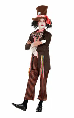 Men's Mad Hatter Movie Fairytale Book Week Fancy Dress Costume • £44.99