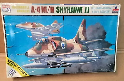 ESCI McDonnell A-4 M/N Skyhawk II Factory Sealed 1980 Issue 1:48 Model SC-4016 • $30