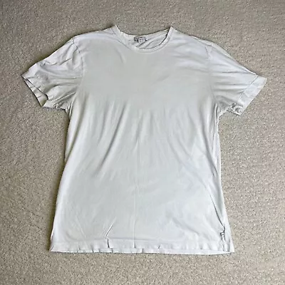 Standard James Perse T Shirt Mens Size 3 Large White Blank Made In USA Cotton • $17.88