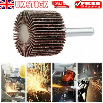 £8.88 • Buy 10pcs Flap Wheel Disc Sanding Abrasive For Drill 6mm Shank 80 Grit Diameter 30m