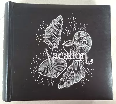 $8.95 • Buy Vacation Photo Album 50 Pages Holds 200 4  X 6  Photos Black