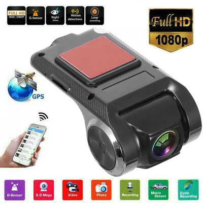 $25.69 • Buy 1080P HD Wireless Wifi Hidden Car DVR Camera Dash Cam G-Sensor Video Recorder AU