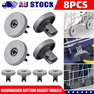 8 X Dishwasher Lower Basket Wheels For Westinghouse Silhouette 908 SB908 SB908 • $13.25
