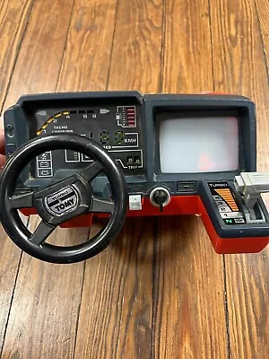 Tomy Racing Turning Turbo Car Drive Dashboard Game 80s Toy Vintage • $50