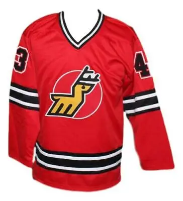 Any Name Number Michigan Stags Retro Custom Hockey Jersey Tardif Red • $49.99