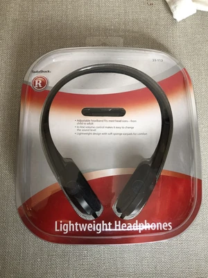 $16 • Buy RadioShack Lightweight Adjustable Corded Headphones Stereo 33-113