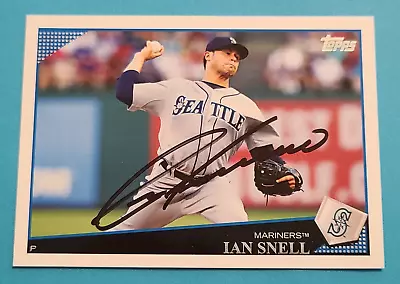 IAN SNELL Hand Signed 2009 Topps #UH251 Seattle Mariners Autograph Auto Card • $6