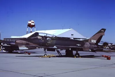 4717 Original Military Aircraft Slide F-100f Super Sabre 56-3905 152tfs Usaf '78 • $3