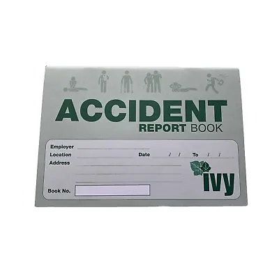 £5.19 • Buy Accident Report Book - First Aid Injury Record School Office
