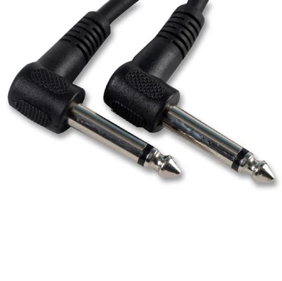 £2.99 • Buy Right Angled Guitar Amp Lead Cable 6.35mm Mono Jack Plug 6.3mm 1/4 Inch RA-RA