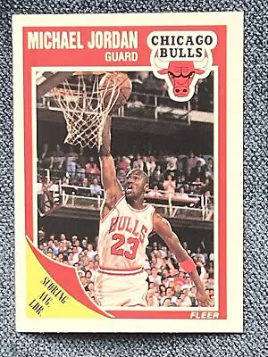 1989-90 Fleer #21 Michael JORDAN Basketball Card - Chicago Bulls - High Grade • $15.99