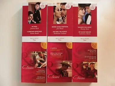 Mills & Boon Collection Of 6 Books  Desire  • £13.50