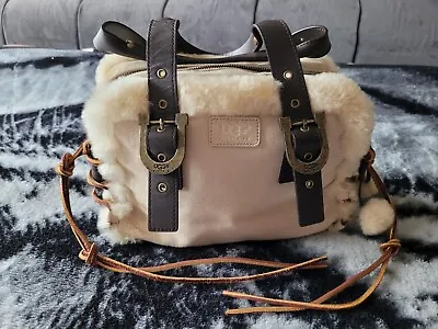 UGG Australia Ladies Beige And Brown Suede Handbag Excellent Condition  • £28