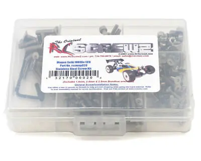 RC Screwz Mugen Seiki MBX-6 ECO Stainless Steel Screw Kit [RCZMUG020] • $35.49