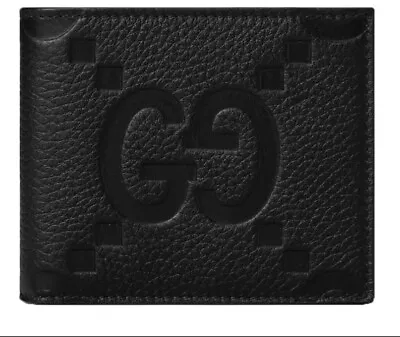 BRAND NEW GUCCI JUMBO GG WALLET IN BLACK LEATHER Retail  $580 • $130