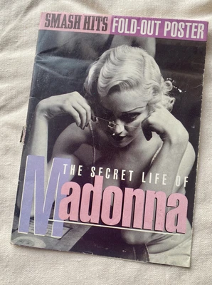 £3 • Buy Smash Hits Madonna Poster Vintage Fold Out 