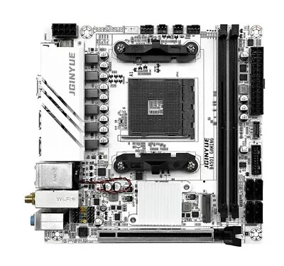 Gaming B450 I WIFI 6 White Motherboard Ryzen AMD B450 AM4 DDR4 M.2 ITX • $119.95