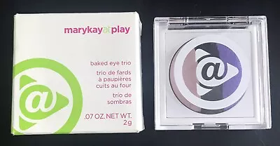 New In Box Mary Kay At Play Baked Eye Trio Purple Eclipse #081940 ~ Fast Ship • $7.95