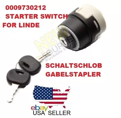 0009730212 9730212 Linde Schaltschlob Gabelstapler 7 Pin Starter Ignition Switch • $26.40