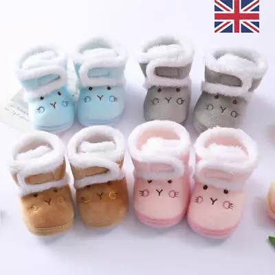 Infant Baby Girl Boys Toddler Slippers Socks Shoes Boots Winter Warm6 • £4.90