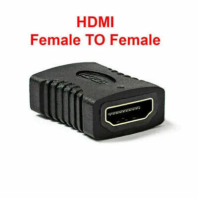 LOT HDMI Female To Female Extender Adapter Coupler Connector F/F HDTV 1080P 4K  • $4.99