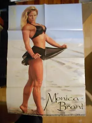 MONICA BRANT Female Muscle LARGE Bodybuilding Fitness POSTER • $15