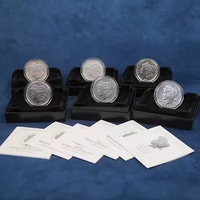 Complete Set Of 2021 Morgan & Peace Silver Dollars W/ Box & COA - Free Ship USA • $1249.99