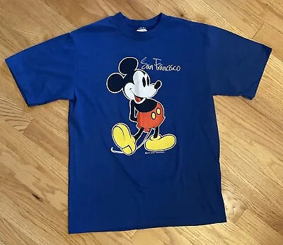 Vintage 80’s Velva Sheen Mickey Mouse San Francisco Walt Disney T Shirt Sz. M • $22.50