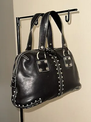 Michael Kors Astor Studded Satchel Hand Bag Purse W/Dustcover Sleeper Bag • $89.99