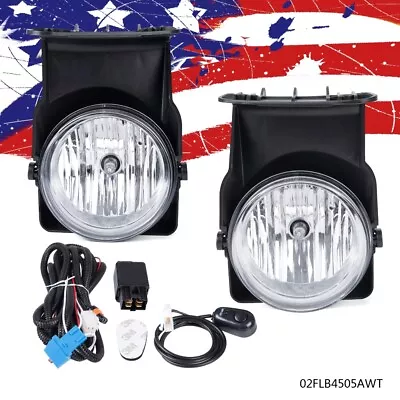 Fit For 2003-2006 Sierra 1500 2500 3500 Pickup Bumper Fog Lights Lamps Pair • $25.57