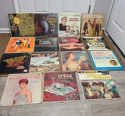 Lot Of 15 Vintage Vinyl Records LP - Jazz Blues Swing Crooner Big Band Brass • $7