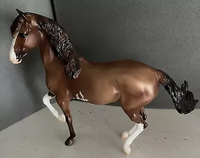 Breyer Trad'l #1813 KHALID Dun Sabino Barb Stallion- Marwari Mold - EXC • $111.11